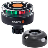 Navisafe Navilight Tricolor 2NM w/Navibolt Base & Horizontal Mount - Black 342KIT7